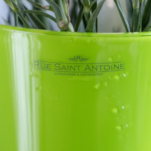 Artikel Vase Grøn Blomstervase Dekorativ Vase Fizzy Oliven Ø16,5cm H27cm