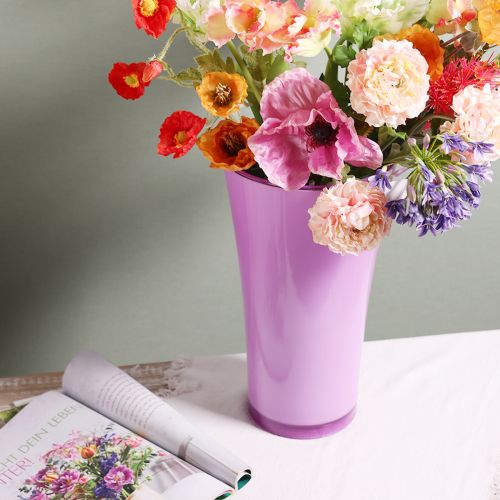 Vase &quot;Fizzy&quot; Ø20cm H35cm Lilla 1 stk