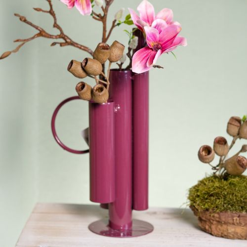 Artikel Slank, moderne vase til elegant borddekoration; eksklusiv dekorativ vase med et slående design; 31 cm