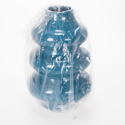 Artikel Vase, boligtilbehør med bølgeformet overflade til en moderne atmosfære, 23 cm