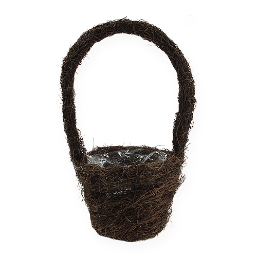 Floristik24 Vinhængekurv natur Ø17cm