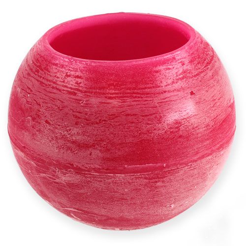 Floristik24 Lanterne vokskugle Ø 20 cm lyserød