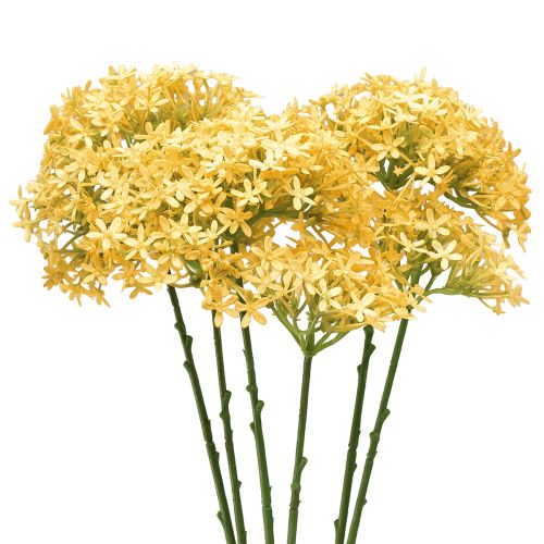 Artikel Prydløg Vild Allium kunstig Gul 70cm 3 stk