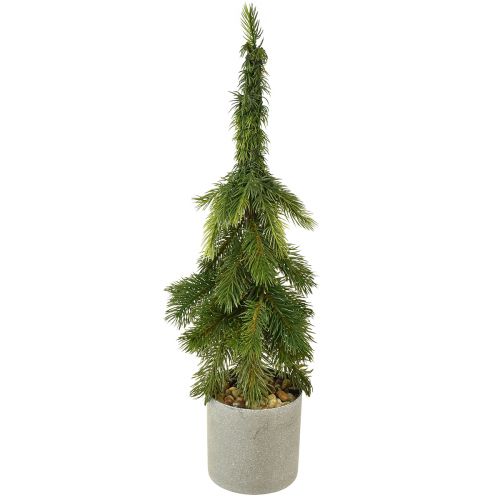 Floristik24 Kunstigt juletræ i grøn potte 55cm