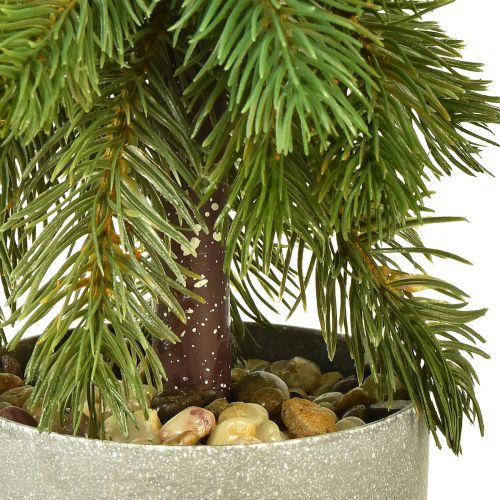 Artikel Kunstigt juletræ i grøn potte 55cm