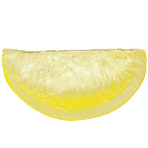 Artikel Citrondekoration Kunstige Citronskiver 7×3,5×3cm 48 stk