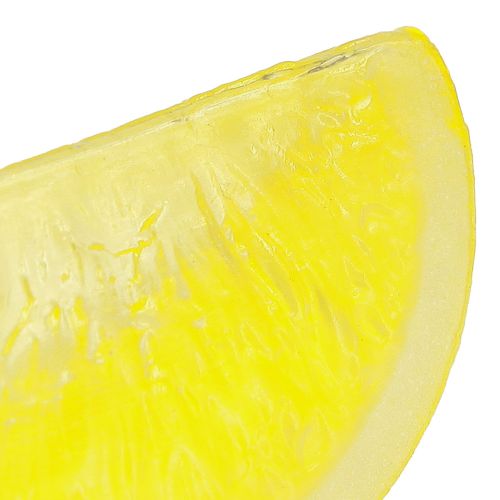 Artikel Citrondekoration Kunstige Citronskiver 7×3,5×3cm 48 stk