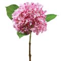 Floristik24 Hortensia kunstig pink kunstig blomst pink Ø15,5cm 45cm