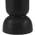 Floristik24 Keramik Vase Sort Moderne Oval Form Ø11cm H25,5cm