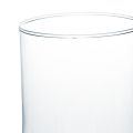 Floristik24 Høj glasvase konisk blomstervase glas 30cm Ø10,5cm