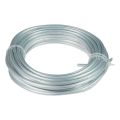Floristik24 Alu wire aluminium wire 5mm smykket wire hvid-sølv mat 500g
