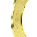 Floristik24 Aluminium fladtråd guld 5mm 10m