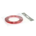 Floristik24 Aluminium fladtråd Rød 5mm 10m