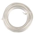 Floristik24 Alu wire aluminium wire 3mm smykket wire hvid-sølv mat 500g
