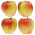 Floristik24 Kunstigt æble, dekorativ frugt Ø8cm 4stk