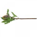 Floristik24 Deco artiskok lilla kunstig plante efterårsdekoration Ø7,5cm H42cm