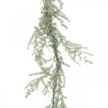 Kunstig asparges guirlande hvid, grå dekorationsbøjle 170cm