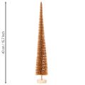 Kunstig juletræspynt, slank, med træbase, 40 cm, 3 stk. | Floristik24.dk