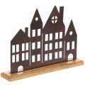 Floristik24 Husrækkedekoration, metal med træbase, 30 cm