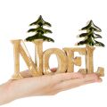 Juledekoration Noel-fod med to grantræer 18 cm | Floristik24.dk