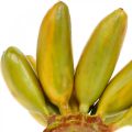 Floristik24 Kunstig bananbunke, dekorativ frugt, babybananer L7–9cm