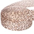 Gavebånd med dyreprintet leopard, 25 mm bredt, 18 m langt | Floristik24.dk