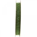 Floristik24 Jutebånd til dekoration, naturligt gavebånd, pyntebånd grønt 15mm 15m