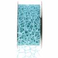 Floristik24 Deco bånd mesh bånd lyseblå Tiffany 40mm 10m