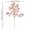 Kunstig bærgren, naturtro efterårsdekoration, 68 cm | Floristik24.dk