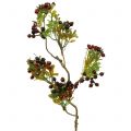 Floristik24 Kunstig bærgren cotoneaster rød 50 cm 2stk