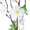 Floristik24 Blomsterguirlande kunstig blomsterkrans hvide blomster 160cm