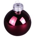 Juletræskugler glastrækugler Berry Mix Ø5cm 24 stk Berry pink beige creme skinnende | Floristik24.dk