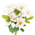 Floristik24 Kunstig julerosbuket, julebuket, 35 cm, 6 stk.