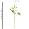 Kunstig juleroseblomstbuket, hvid, kunstig juledekoration | Floristik24.dk
