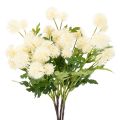 Floristik24 Kunstig krysantemumblomst, cremehvid buket, dekorativ gren, stor 56 cm, 4 stk.
