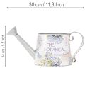 Dekorativ vandkande hortensia metal vintage blomster 30x11x14,5cm | Floristik24.dk