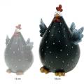 Floristik24 Pyntekylling, forårsfigur, påskepynt, høne, kyllingepynt 18cm