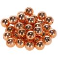 Floristik24 Dekorative perler kobber metallic 14mm 35 stk