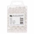 Pynteperler hvid Ø10mm 115 stk | Floristik24.dk
