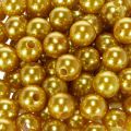 Dekorative perler Ø10mm guld 115 stk | Floristik24.dk