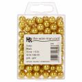Dekorative perler Ø10mm guld 115 stk | Floristik24.dk