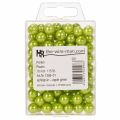 Dekorative perler Ø10mm grønne 115 stk. | Floristik24.dk
