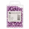 Pynteperler Ø10mm lilla 115 stk | Floristik24.dk