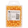 Pynteperler Ø10mm orange 115 stk | Floristik24.dk