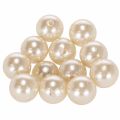 Floristik24 Pynteperler Ø2cm champagne 12 stk