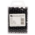 Dekorative perler Ø8mm sorte 250 stk. | Floristik24.dk