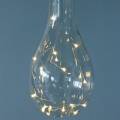 Floristik24 LED-lys dekorativ glødelampe varm hvid 20cm