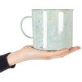 Dekorativt krus, urtepotte, mandala, emaljeret, Ø13 cm H12 cm | Floristik24.dk