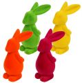 Floristik24 Dekorativ bunny, forskellige farver 23 cm 4stk