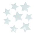 Floristik24 Deco stjerner til at drysse hvid 4-5cm 72p